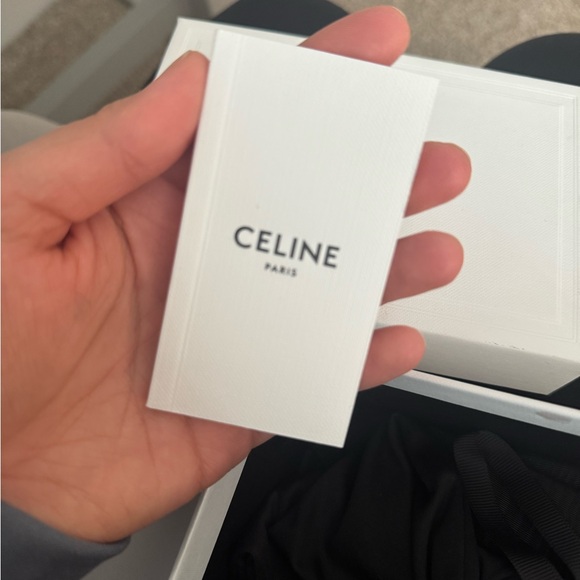 Celine SMALL FLAP WALLET TRIOMPHE IN SHINY CALFSKIN - Picture 13 of 14